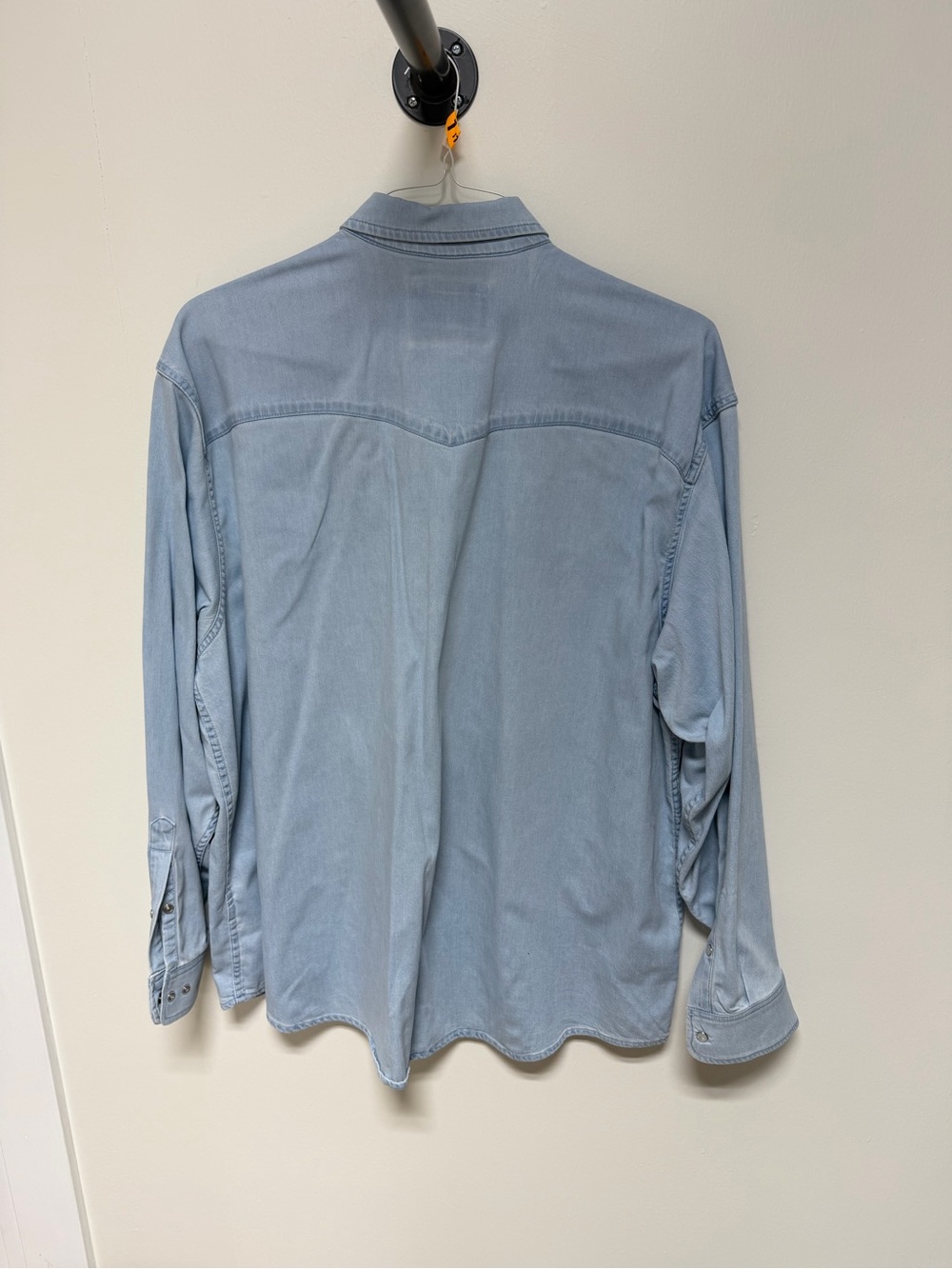 Poncho Light Blue Denim Western Shirt - Picture 4 of 4